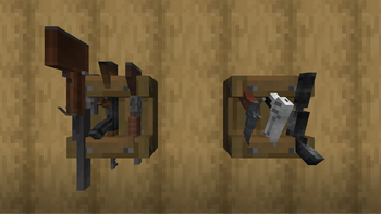 Guns on shelf