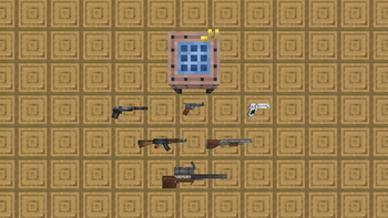 Guns in frames