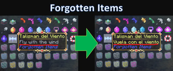 Forgotten Items