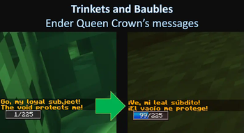 T&B Ender Queen Crown's messages