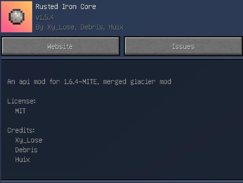 Rusted Iron Core