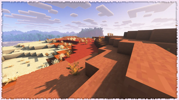 Textured terracotta and dead bush variants