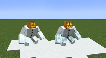 Snow Golem Before/After
