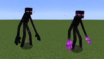 Mutant Enderman Before/After