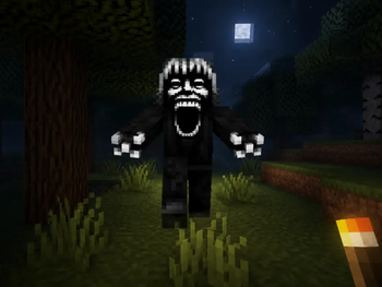 He's running after you.