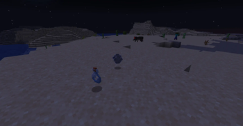 on the desert