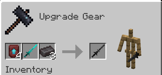 Netherite Claymore Recipe