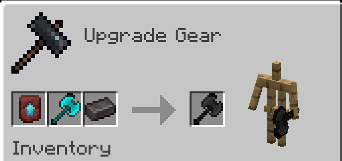 Netherite Battle Axe Recipe