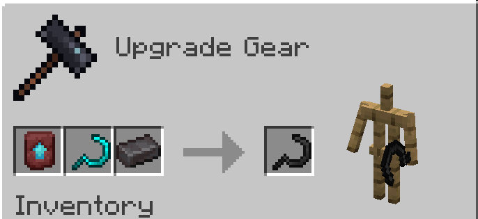 Netherite Sickle Recipe