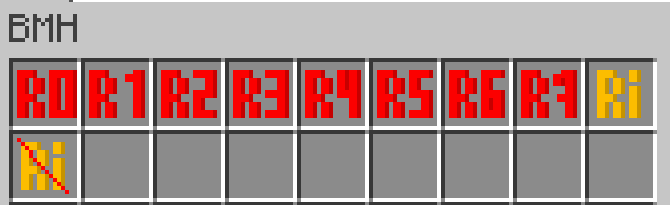 Blocks for changing radiation levels