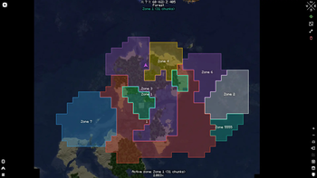 World map view