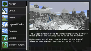 Book Of Biomes Screen