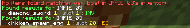 Search command Working