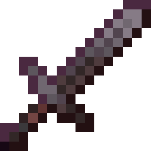 Thicc Netherite weapons