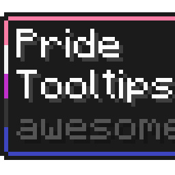 Genderfluid Pride Flag Tooltip (Frame-only 5-Color Turned)