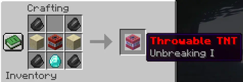 Throwable TNT Crafting!