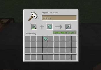 🛠 Repair rare items like tridents