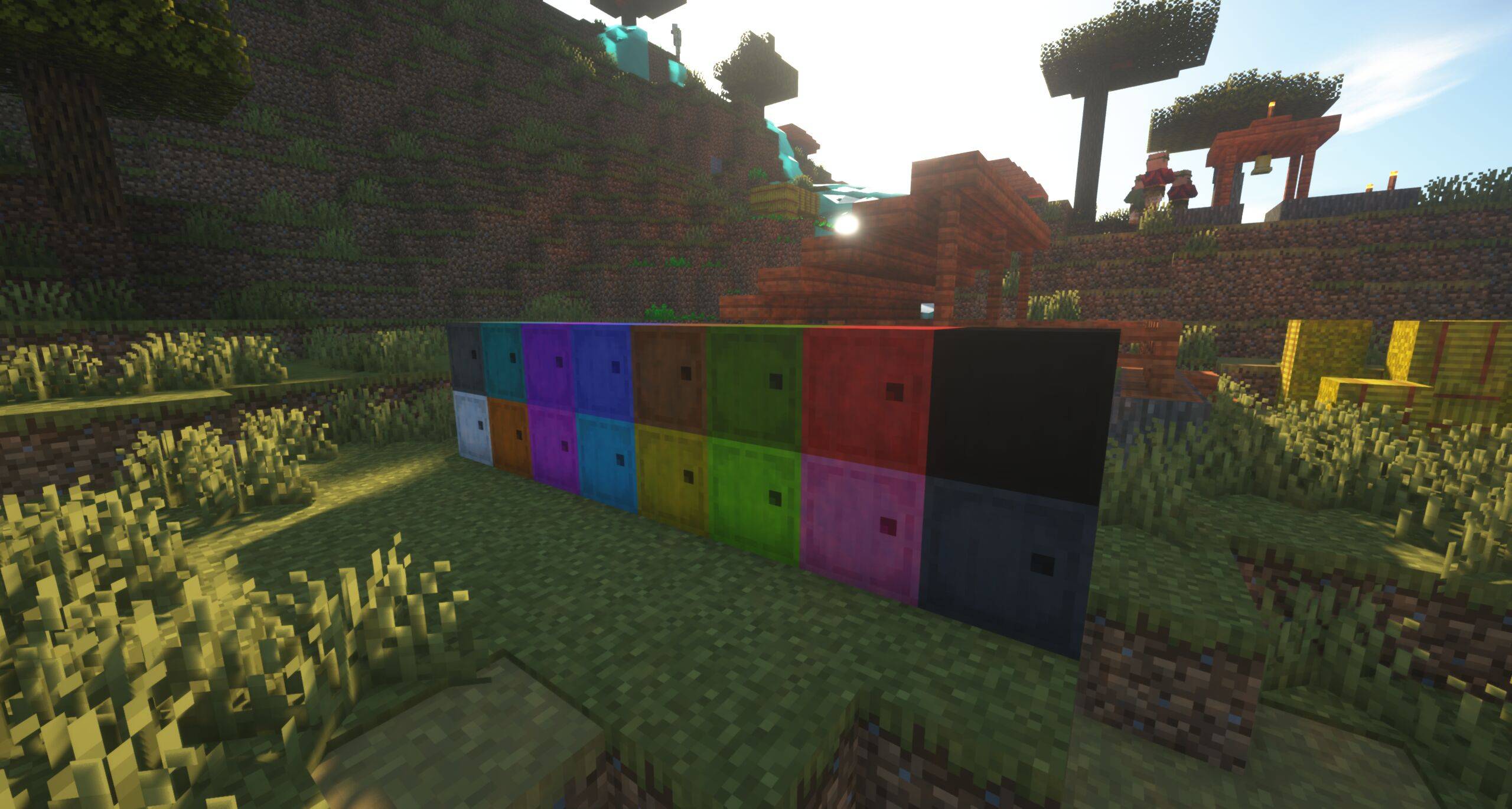 Colorful barrels!