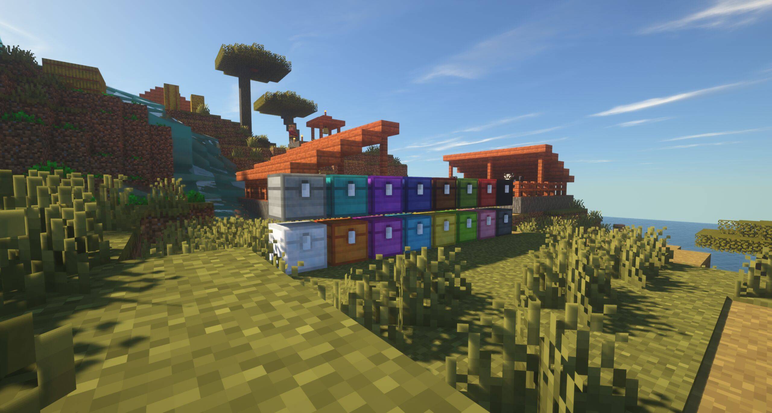 Colorful iron chests!