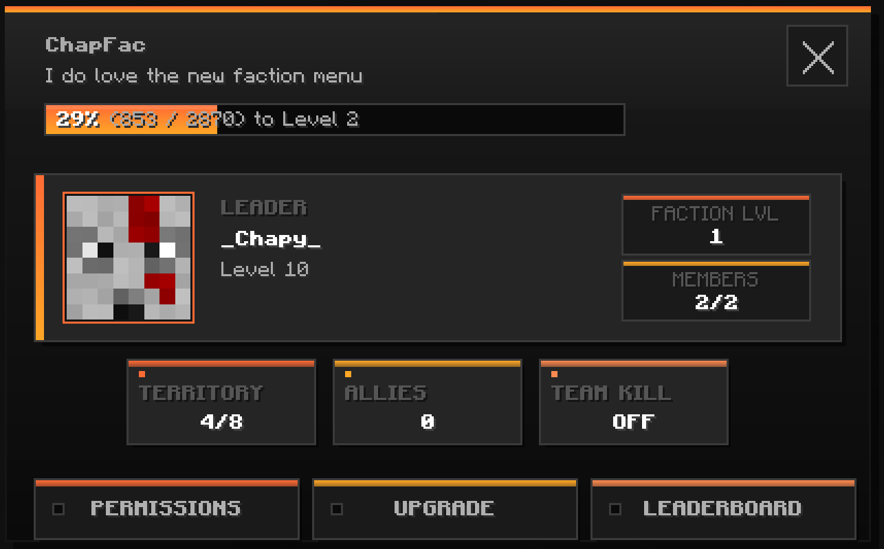 Faction-Menu