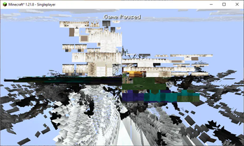 The awesome view with the shader.