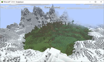 This awesome view without the shader.
