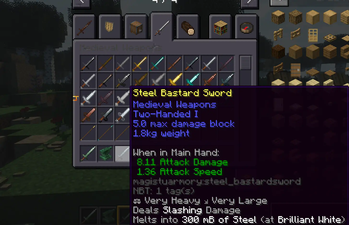 Refined Steel Bastard Sword from Epic Knights