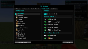 Trade List