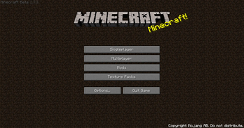 Main Menu