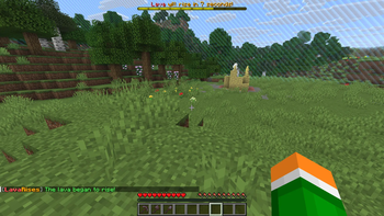 Lava Began to Rise
