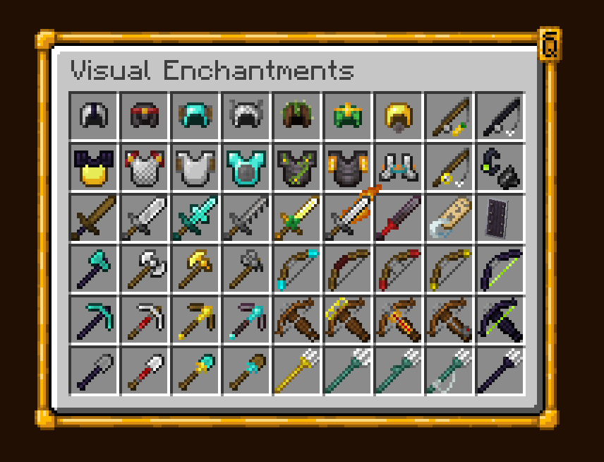 Visual Enchantments - Minecraft Resource Pack