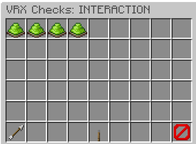 Interaction Cheks
