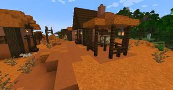 A showcase of what a Bounty Board looks like in Badlands Villages!