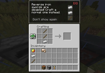 Shaped crafting