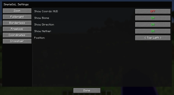 Coordinate HUD