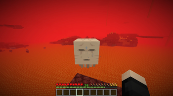 Ghasts are shooting water instead of fire...