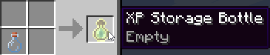XP Storage Bottle Recipe