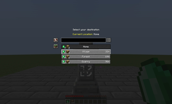 Combined item costs before teleporting