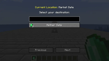 Emerald cost in the Waystones destination menu