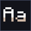Brown Shaded Font
