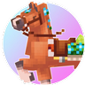 Whimsical Vanilla Horses