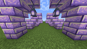 Amethyst brick set and Lanterns