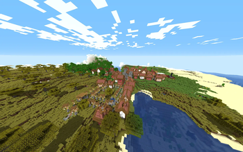 Village demonstration