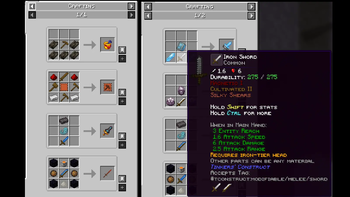 Crafting Recipes Replacement