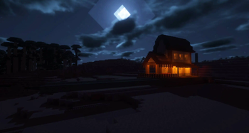Ancient Station In The Dark