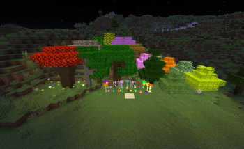 Glowing Trees, Flowers, and Mushrooms