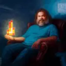 Jack Black painting