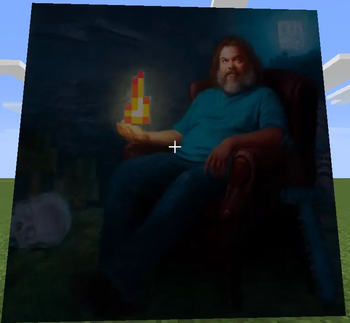Jack Black painting
