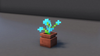 Potted Blue Orchid