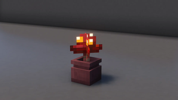 Potted Crimson Fungus